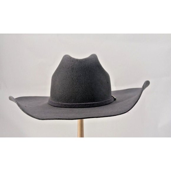Justin Men's Milano Western Cowboy Hat XXX Size 7 Brown 100% Wool - Picture 1 of 9